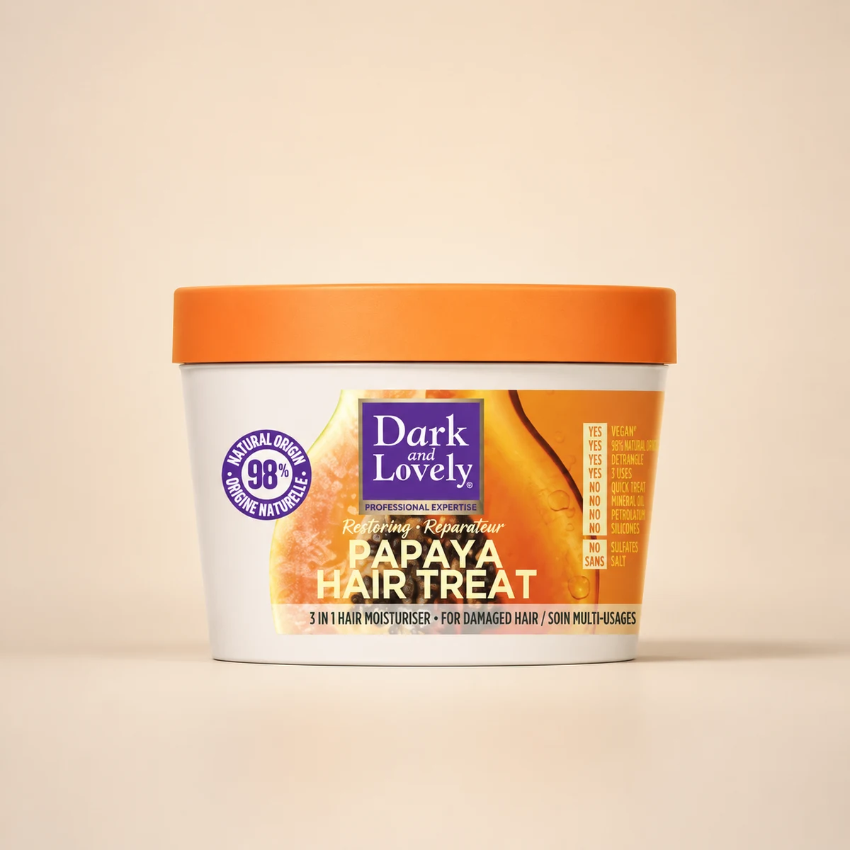 Dark and Lovely — SOIN MULTI-USAGES 3 EN 1 A LA BANANE, ALOE VERA ET PAPAYE