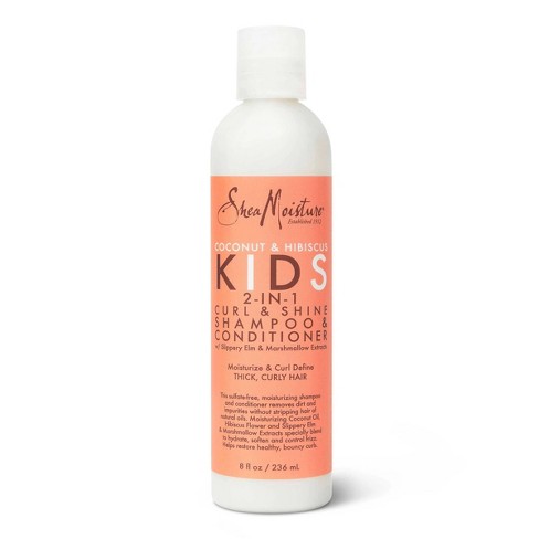 Shea Moisture — SHEA MOISTURE KIDS COCONUT & HIBISCUS — Shampooing & Conditionneur 2-en-1
